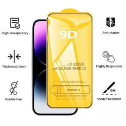 Glass Protector Iphone 15 Full Cover & Full glue with Black Edge Glass Protector Iphone 15 Full Cover & Full glue with Black Edge