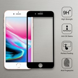 Full Cover / Full Glue Glass Protector Iphone 7+ / 8+ Black Frame Full Cover / Full Glue Glass Protector Iphone 7+ / 8+ Black Frame