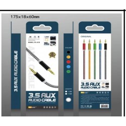 Fliptop 3.5mm AUX Cable 1 meter (10ea/Pack)
