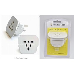 International Travel Adaptor (UK/USA/AC) - NO DC