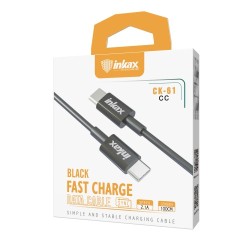 Inkax Type C to Type C 2.4A USB Charging Cable 1 Meter - Sale