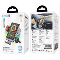 Kakusiga Infrared Induction Wireless Charging Holer for Air Outlet 15W