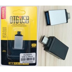 OTG USB Female to Micro Male Adaptor (12ea/Pack)
