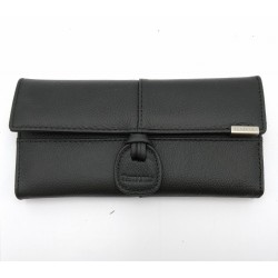 Temali Genuine Leather Woman Long Wallet Black 4200B - NO DC