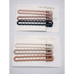 Premium Hair Clip 11cm 3 mixed color/card (Min. 6 card) - No DC