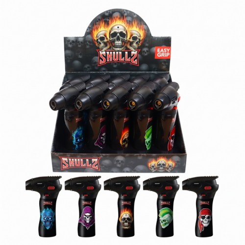 Lighta Skullz Torch Gun Lighter (10ea/Pack) - No DC