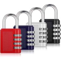 4 Digit Aluminium Waterproof Resetaable Combination Padlock (78x43mm)