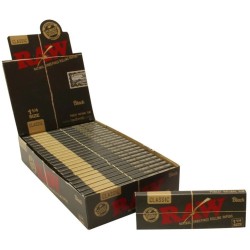 RAW Smoking Paper Classic 1 1/4 inch (78MM) Slow-Burning (24 ea/ Display Box) - ($0.83/Ea)