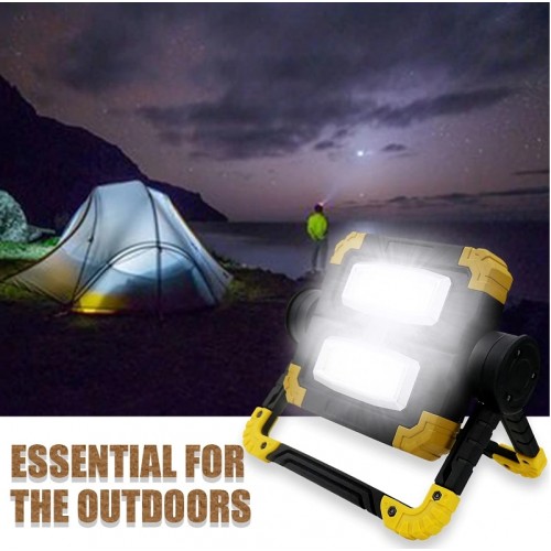 Portable LED Work Light 3800LM with IP65 Waterproof - No DC Portable LED Work Light 3800LM with IP65 Waterproof - No DC