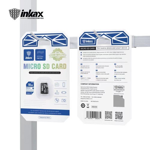 Inkax Micro SD Card B Flash Drive 16GB - No DC