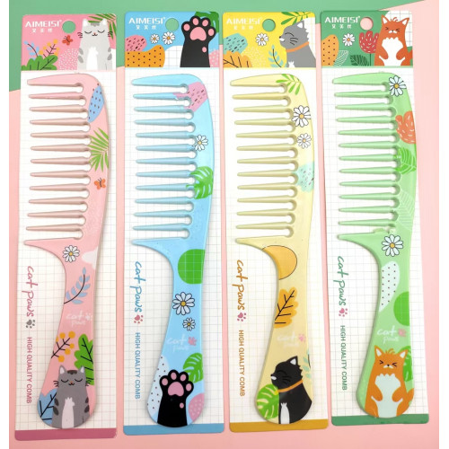 Professional Salon Quality Hair Comb 4pcs/card (12card/Pack)
